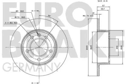 EUROBRAKE 5815203643