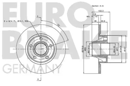 EUROBRAKE 5815203647