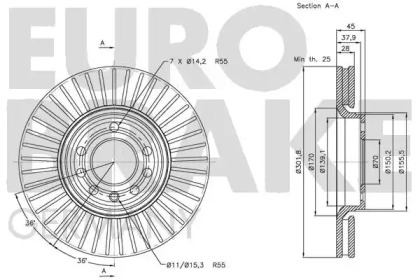 EUROBRAKE 5815203648