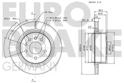 EUROBRAKE 5815203657