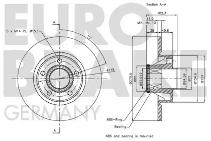 EUROBRAKE 5815203658