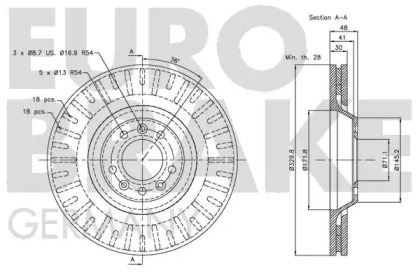 EUROBRAKE 5815203728