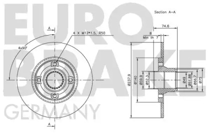 EUROBRAKE 5815203916