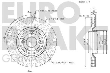 EUROBRAKE 5815203942