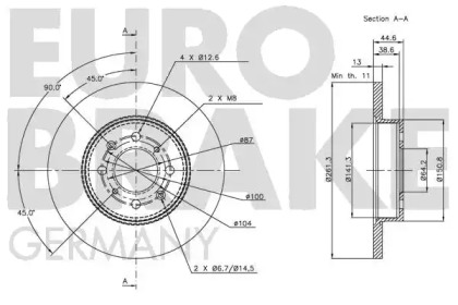 EUROBRAKE 5815204012