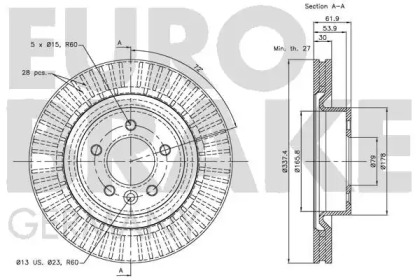 EUROBRAKE 5815204027