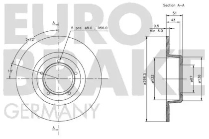 EUROBRAKE 5815204101