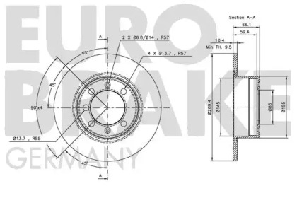 EUROBRAKE 5815204102