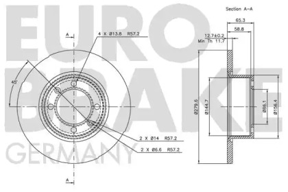 EUROBRAKE 5815204104