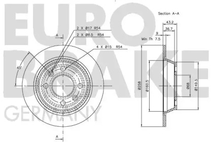 EUROBRAKE 5815204107