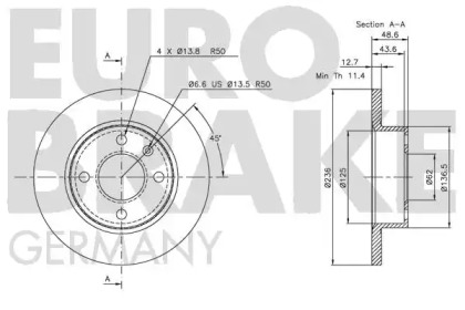 EUROBRAKE 5815204306