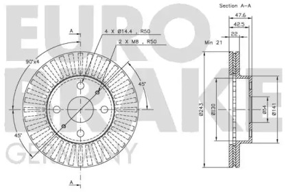 EUROBRAKE 5815204515