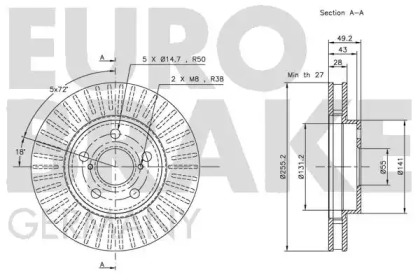 EUROBRAKE 5815204544