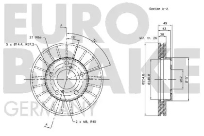 EUROBRAKE 5815204547