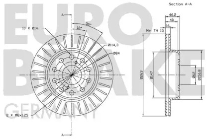 EUROBRAKE 5815204556