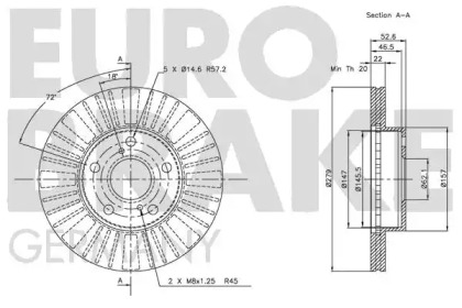 EUROBRAKE 5815204560