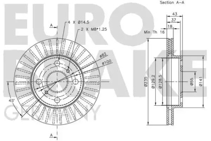 EUROBRAKE 5815204565