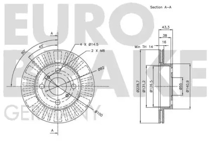 EUROBRAKE 5815204566