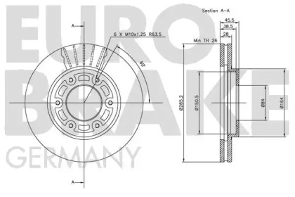 EUROBRAKE 5815204567