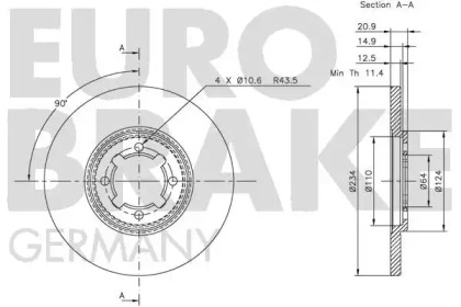 EUROBRAKE 5815204568