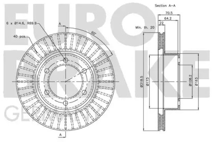 EUROBRAKE 5815204577