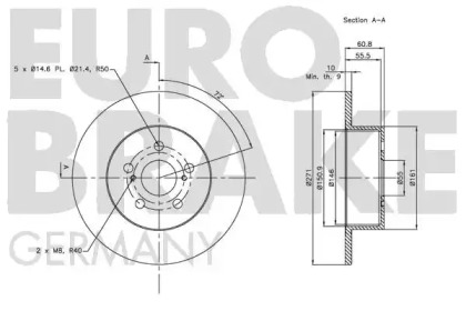 EUROBRAKE 5815204593