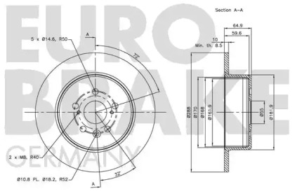 EUROBRAKE 5815204594