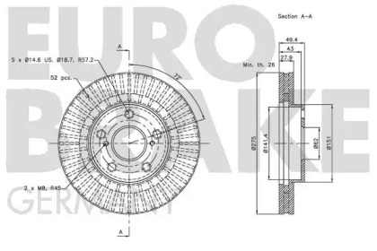 EUROBRAKE 5815204596