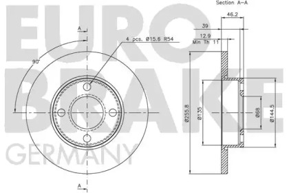 EUROBRAKE 5815204718