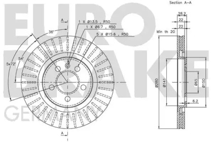 EUROBRAKE 5815204735