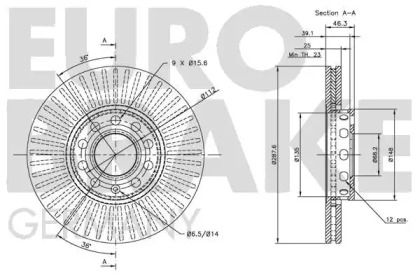 EUROBRAKE 5815204743