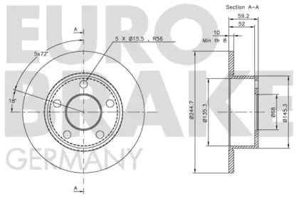 EUROBRAKE 5815204749