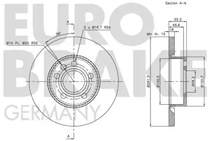 EUROBRAKE 5815204766