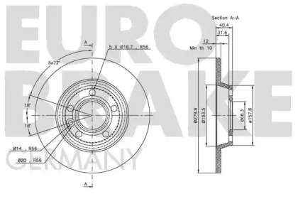 EUROBRAKE 5815204767