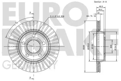 EUROBRAKE 5815204769