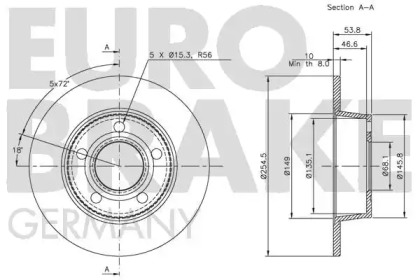 EUROBRAKE 5815204770