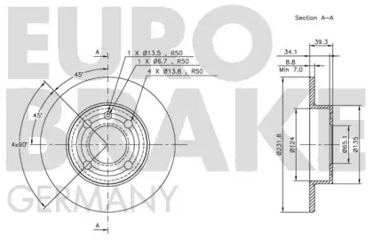 EUROBRAKE 5815204771