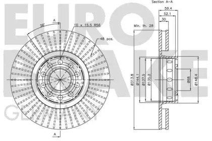 EUROBRAKE 5815204780