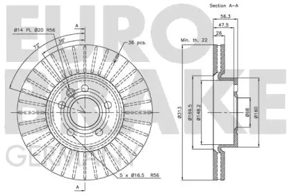 EUROBRAKE 5815204783