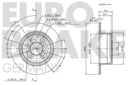 EUROBRAKE 5815204807