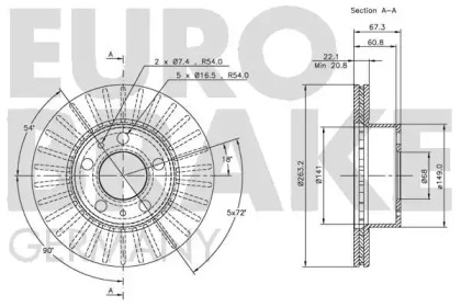 EUROBRAKE 5815204809