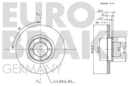 EUROBRAKE 5815204811