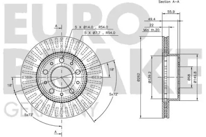 EUROBRAKE 5815204828