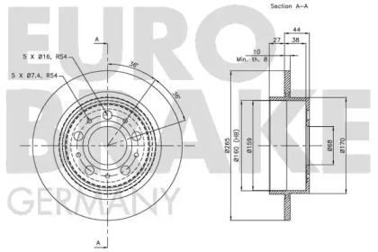 EUROBRAKE 5815204844