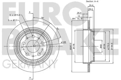 EUROBRAKE 5815204846