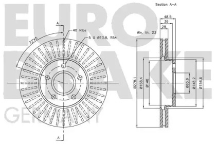 EUROBRAKE 5815204848