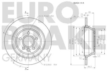 EUROBRAKE 5815204859