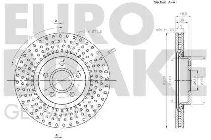 EUROBRAKE 5815204864