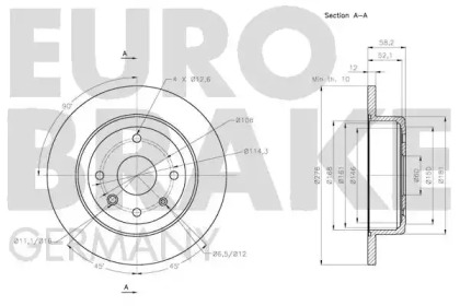 EUROBRAKE 5815205017