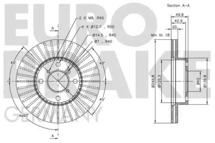 EUROBRAKE 5815205208